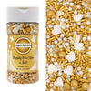 Mystic Sprinkles Wedding/Bridal Sprinkles Mixes (Happily Ever After in Gold Sprinkle Mix 3.6oz)