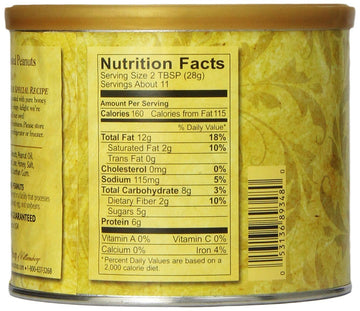 The Peanut Shop Of Williamsburg Peanuts, Honey Roasted, 11 Ounce