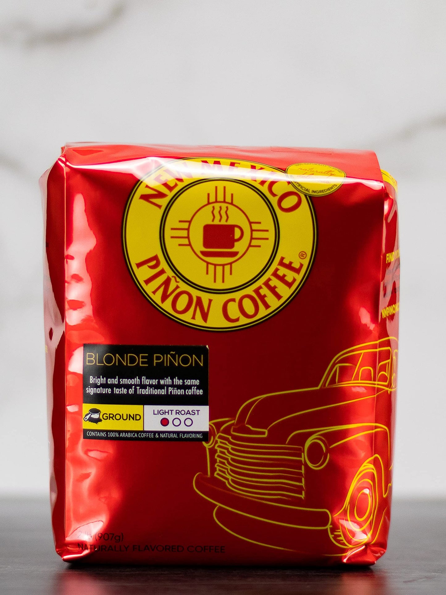 New Mexico Pion Coffee Naturally Flavored Coffee (Blonde Pion Ground, 2 pound)