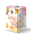 J WAY Bursting Popping Boba Bubble Pearl Variety Set with 3 Flavors Strawberry, Mango, Passion Fruit - Gift Box (3.3 lbs)