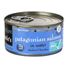 COLES - Patagonian Salmon in Water - Boneless | Skinless | Canned Salmon-Seafood Rich in Protein - 6.0 oz Each Container- 1 pk