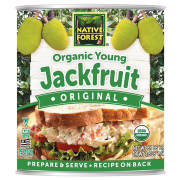 Native Forest Organic Young Jackfruit - Great Meatless Alternative, Plant Based Meat, Ideal Texture, Soy Free, Non-Gmo Project V