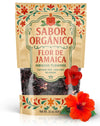 Sabor Orgánico Dried Hibiscus Flowers for Tea | Non-GMO, Resealable Pouch | 1lb (16oz)