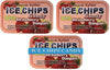 ICE CHIPS Xylitol Candy Tins - Strawberry Daiquiri Flavor, 3 Pack