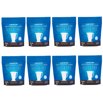 Cup4Cup Multipurpose Flour, 2 Pounds, Certified Gluten Free Flour, 1:1 All Purpose Flour Substitution, Non-GMO, Kosher, Made in