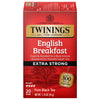 Twinings Extra Bold English Breakfast Individually Wrapped Tea Bags, 20 Count (Pack Of 6), Caffeinated, Robust Black Tea, Enjoy Hot Or Iced