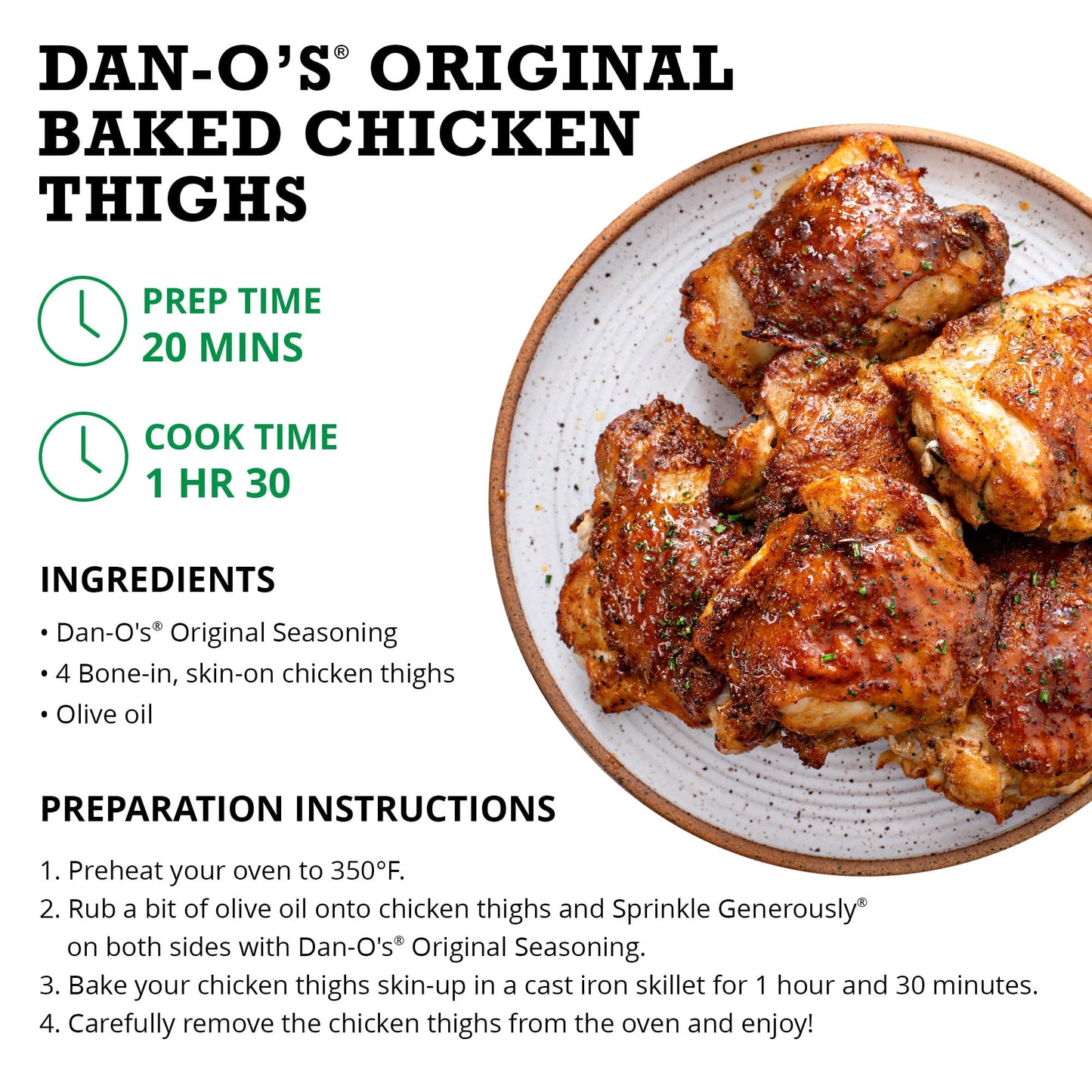 Dan-Os Original Seasoning - All-Natural, 0 Sugar, 0 Calorie - 2.5 oz (Pack of 2)