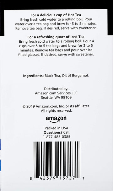Happy Belly Earl Grey Tea Bags - 20 Count (Pack of 1)
