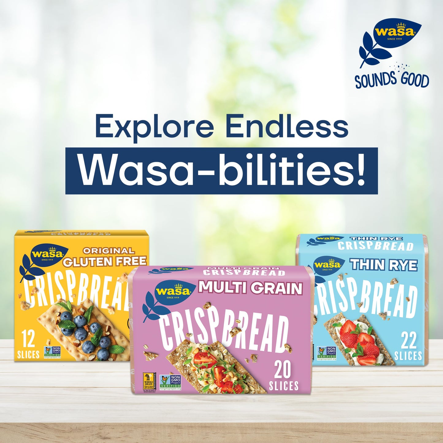 Wasa Crispn Light 7 Grains Crispbread, 4.9 Oz (Pack Of 10), Crackers, Non-Gmo Ingredients, 7 Grain Blend, 20 Calories Per Slice
