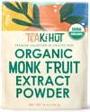 Organic Pure Monk Fruit Sweetener, No Erythritol 4oz, 100% Monk Fruit Extract Organic Powder for Keto and Paleo Diet, No Afterta