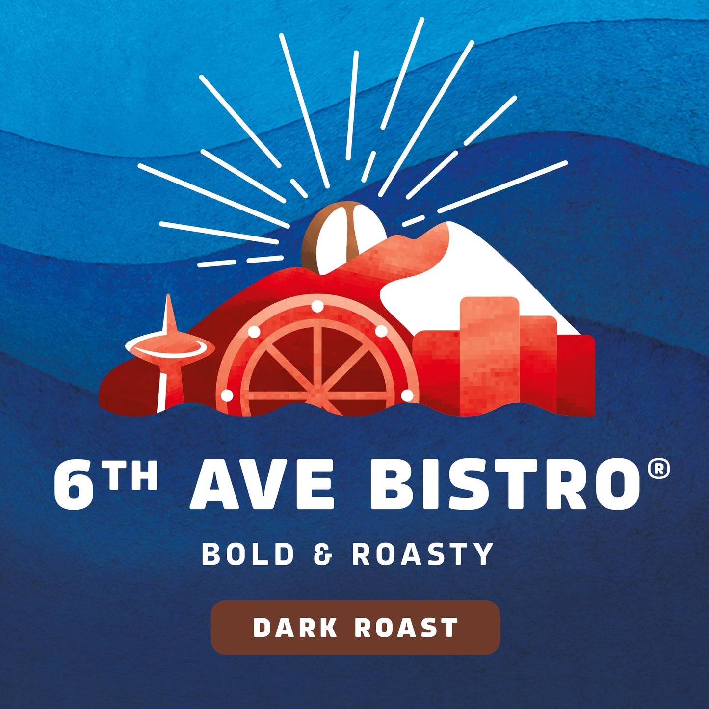 Seattles Best Coffee Dark Roast Ground Coffee 12 oz (Pack of 6) 100% Arabica 6th Avenue Bistro