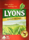 Lyons Gold Blend Tea. 3 Pack X 80 Bags