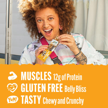 Lenny & Larrys Cookie-fied Protein Bar - Peanut Butter Chocolate Chip Vegan 9x45g - Healthy Snacks with 12g Plant Protein & 5g