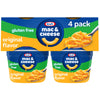 Kraft Gluten Free Original Mac & Cheese Macaroni And Cheese Dinner, 4 Ct Pack, 1.9 Oz Cups