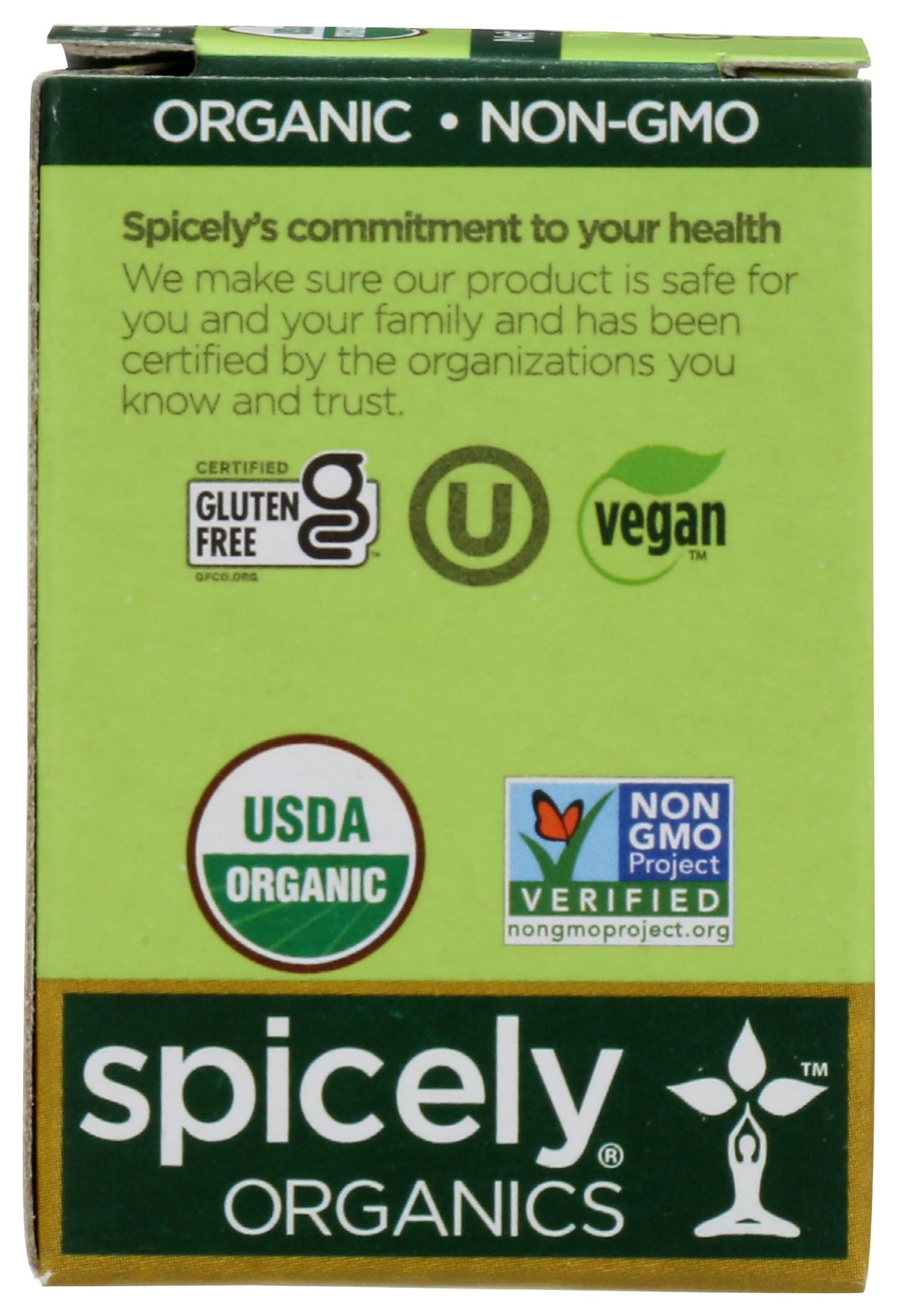 Spicely Organic Ginger Powder 0.40 Ounce ecoBox Certified Gluten Free