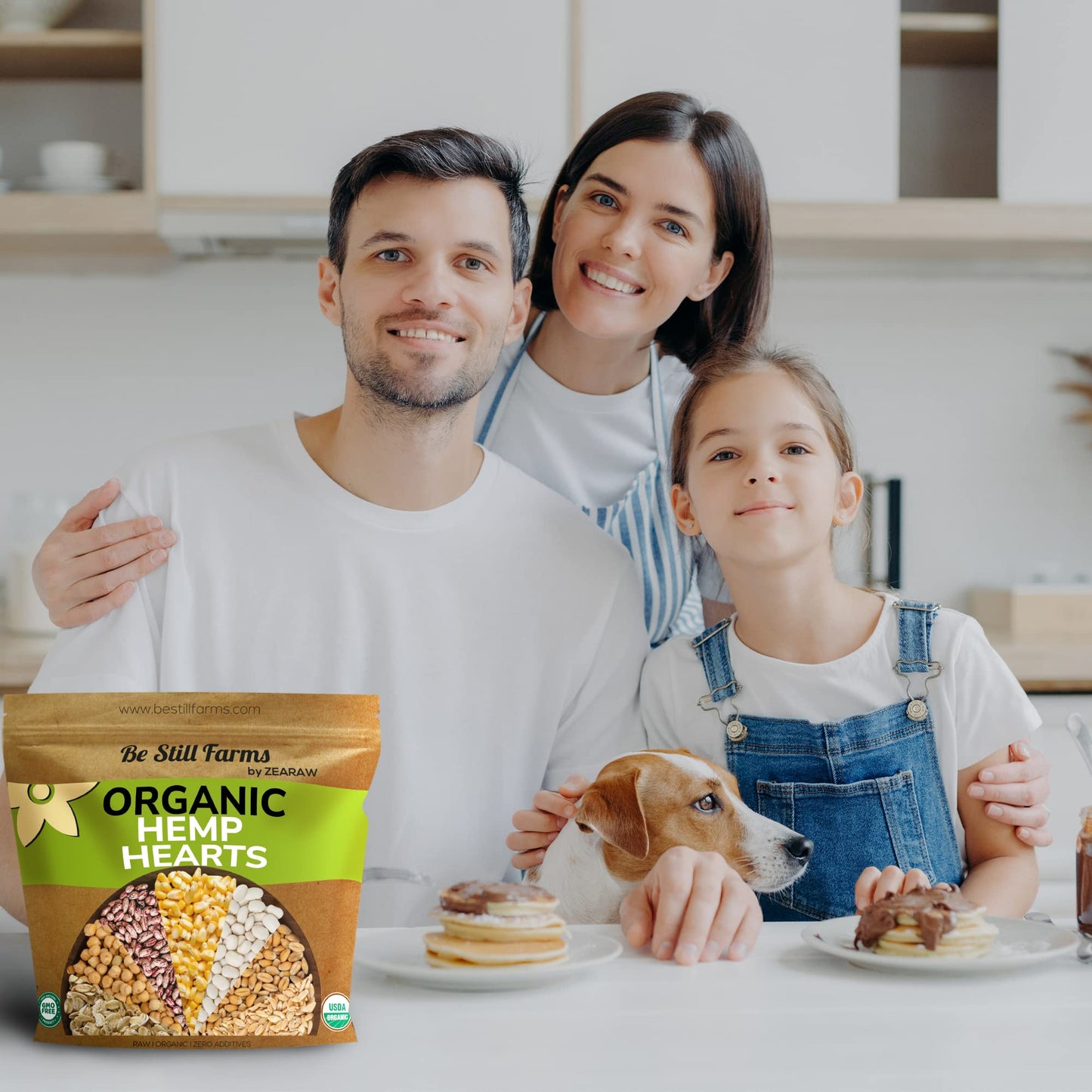 Hemp Seeds Organic Bulk 2.8Lb - Raw Shelled Hemp Seeds By Be Still Farms - Usda Organic | Usa Grown | Non-Gmo | Gluten Free | Vegan |Hulled Hempseeds