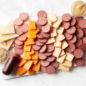 Classic Selection Deluxe Meats & Cheese Gift Basket Large - Meat & Cheese Charcuterie Gift
