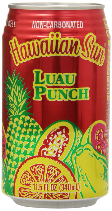 Hawaiian Sun Drink, Luau Punch, 11.5-Ounce (Pack Of 24)