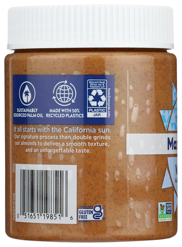 Maranatha Vanilla Raw Almond Butter, Non Gmo, 12 Ounces (Pack Of 6)