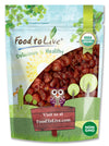 Organic Dried Sour Cherries, 8 Ounces - Lightly Sweetened, Pitted, Non-GMO, Unsulfured, Sour, Bulk