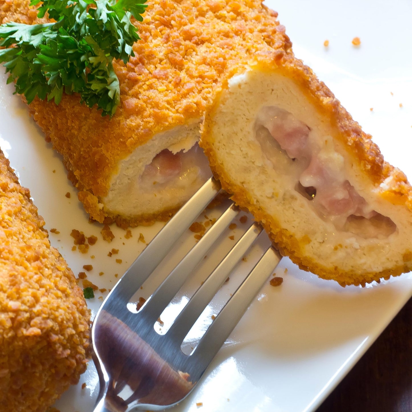 Today Gourmet Foods Of Nc-Uncooked Homestyle Breaded Cordon Bleu Boneless Chicken Breasts 12-7Oz Portions