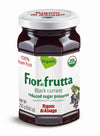 Rigoni di Asiago Fiordifrutta Organic Fruit Spread, Black Currant, 8.82 Ounce (Pack of 6)