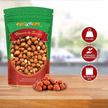 We Got Nuts Raw Shelled Filberts Hazelnuts, 4 lb