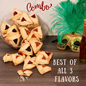 Stern'S Bakery Hamentaschen Purim Gifts | Mishloach Manot | Shortbread Cookies With Apricot, Raspberry,Prune Filling |Shalach Ma