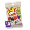 Funables Fruit Snacks, Mixed Berry Snacks, 2.5 Ounce Pouches (Pack of 48)