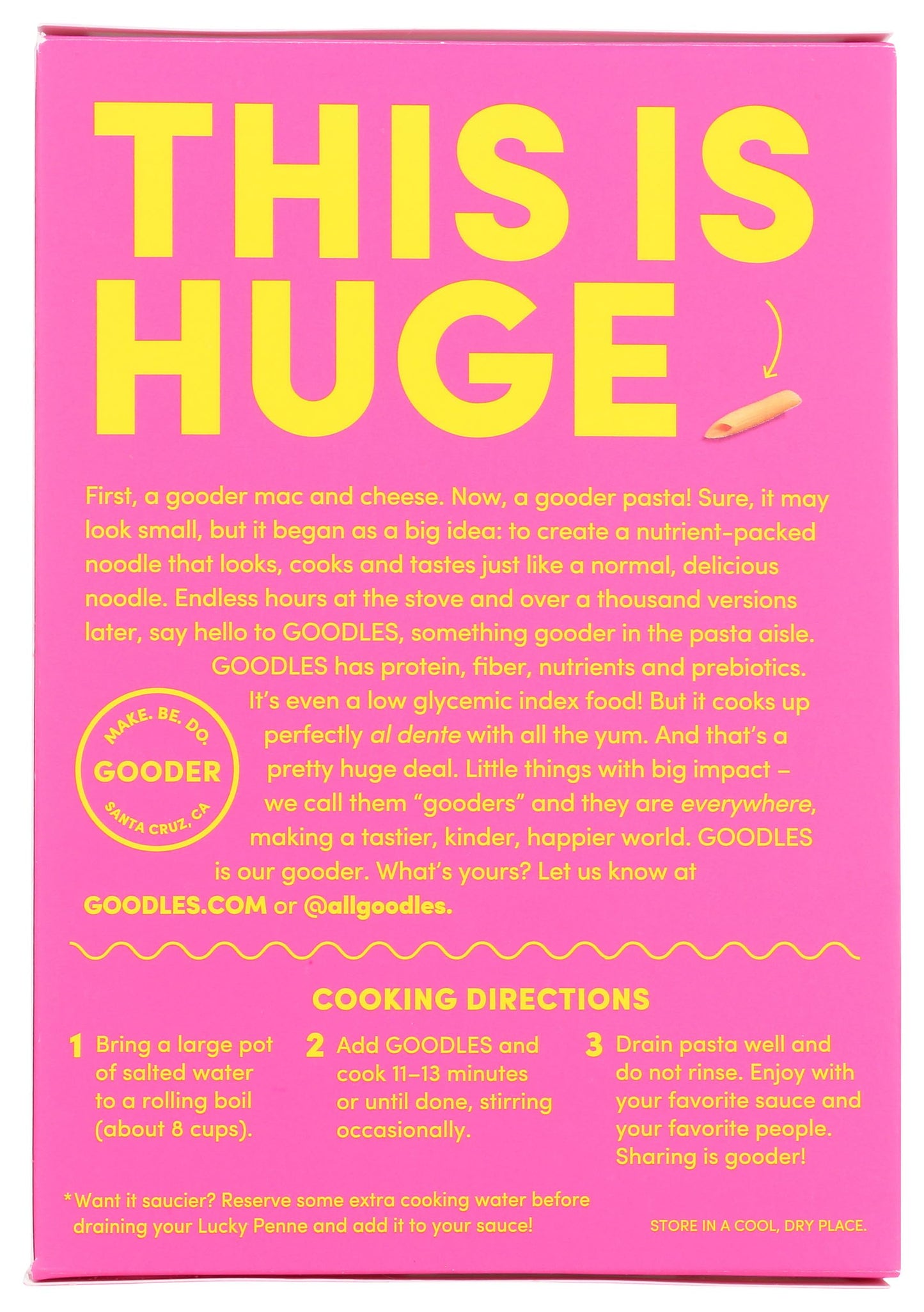 Goodles Lucky Penne Pasta, 8 Oz