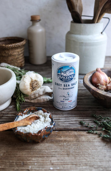 La Baleine Grey Sea Salt, 8.8 Oz - Premium Grey Sea Salt for Cooking, Natural Flavor Enhancer, 1 Pack