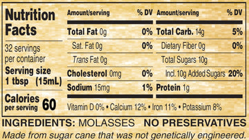 Golden Barrel Blackstrap Molasses, 16 Fl. Oz