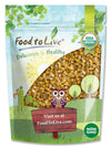 Food to Live Organic Yellow Whole Corn, 1.5 Pounds - Non-GMO Maize, Cleaned and Dried Kernels, Vegan, Kosher, Bulk Cereal Grain,