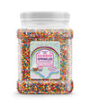 Unpretentious Rainbow Sprinkles (4 Cups) Colorful Jimmies, Decorative & Fun Dessert Topping For Baking