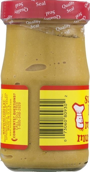 Mr. Mustard Hot Sweet Mustard, 7.5 oz (0.82 lb) - Zesty Flavor, Perfect for Dipping or Cooking