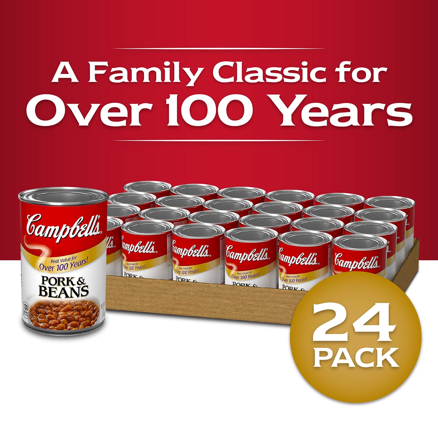 Campbell’S Pork And Beans, 11 Oz Can (Case Of 24)