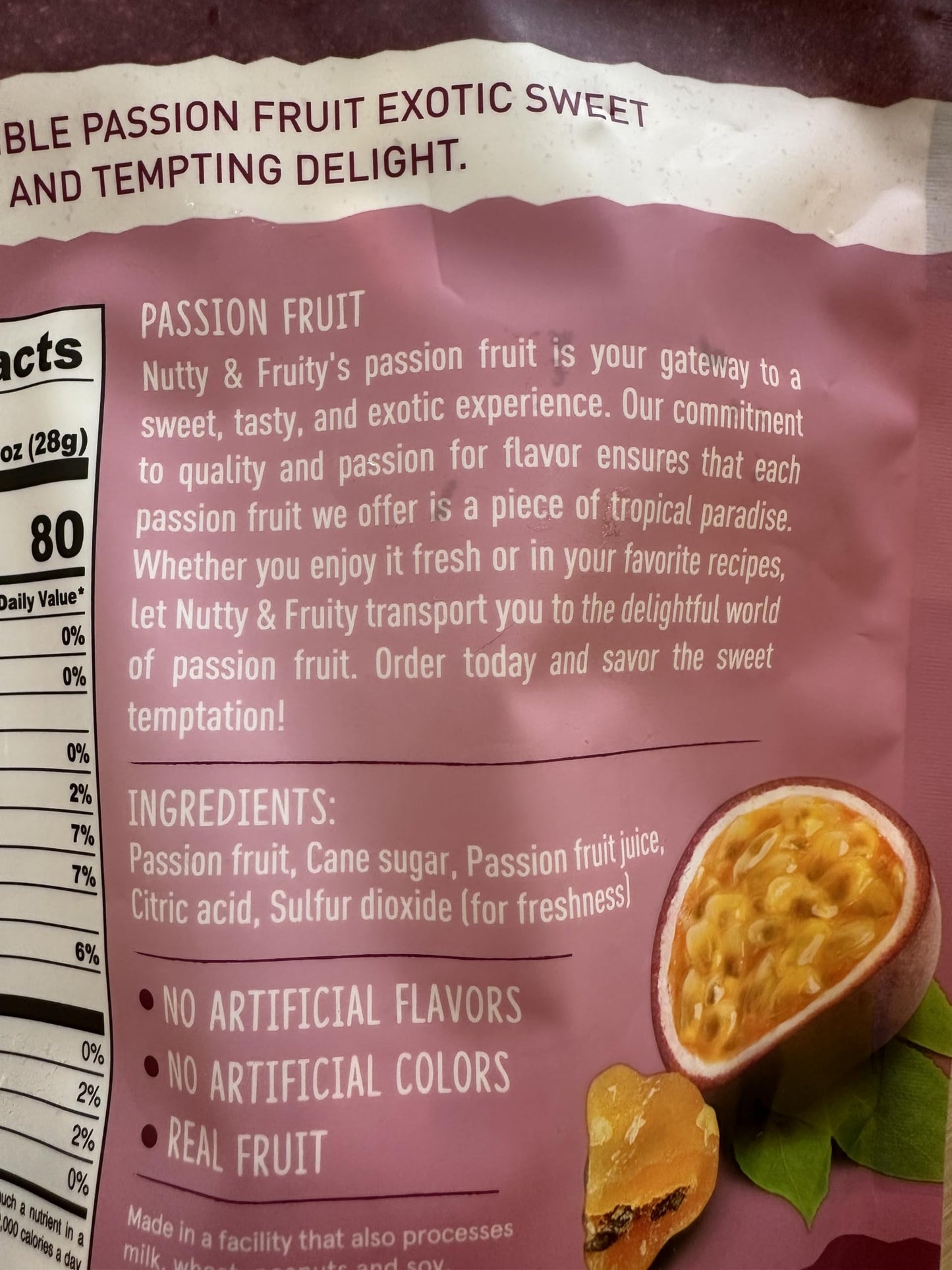 Generic Nutty Fruity Passion Fruit 18 Oz, Infused With Passion Fruit Juice (Pack Of 1)