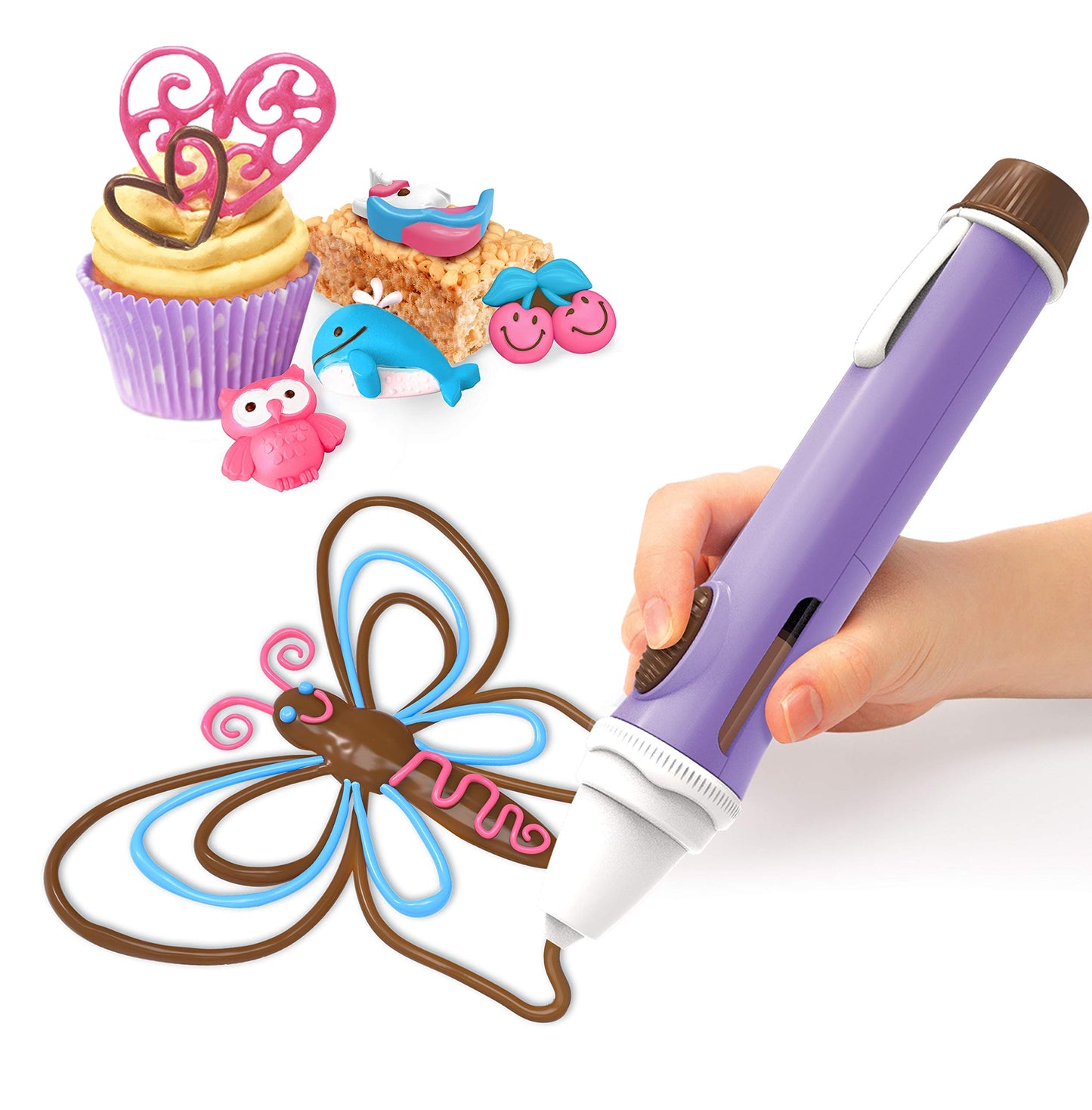 Real Cooking Chocolate Pen Refill Double Pack, Chocolate Refills for the Chocolate Pen
