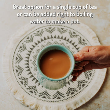 Tea India Premium Red Box Cardamom Chai Tea Flavorful Blend Of Premium Black Tea, Cardamom & Natural Ingredients Traditional Ind