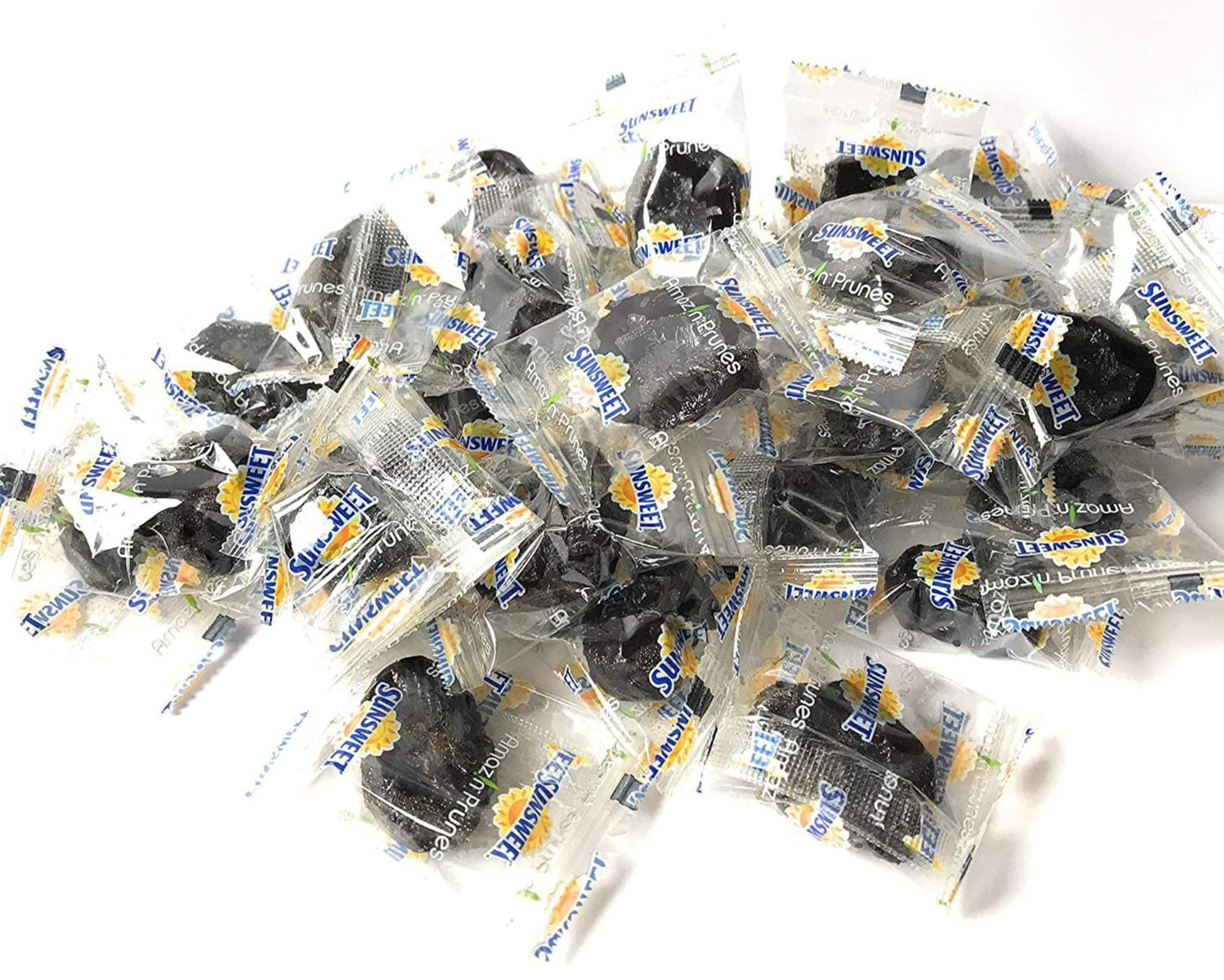 Sunsweet Gold Label Ones Super Select California Individually Wrapped Prunes 6.0 Ounces (Pack Of 2)(Packaging May Vary)