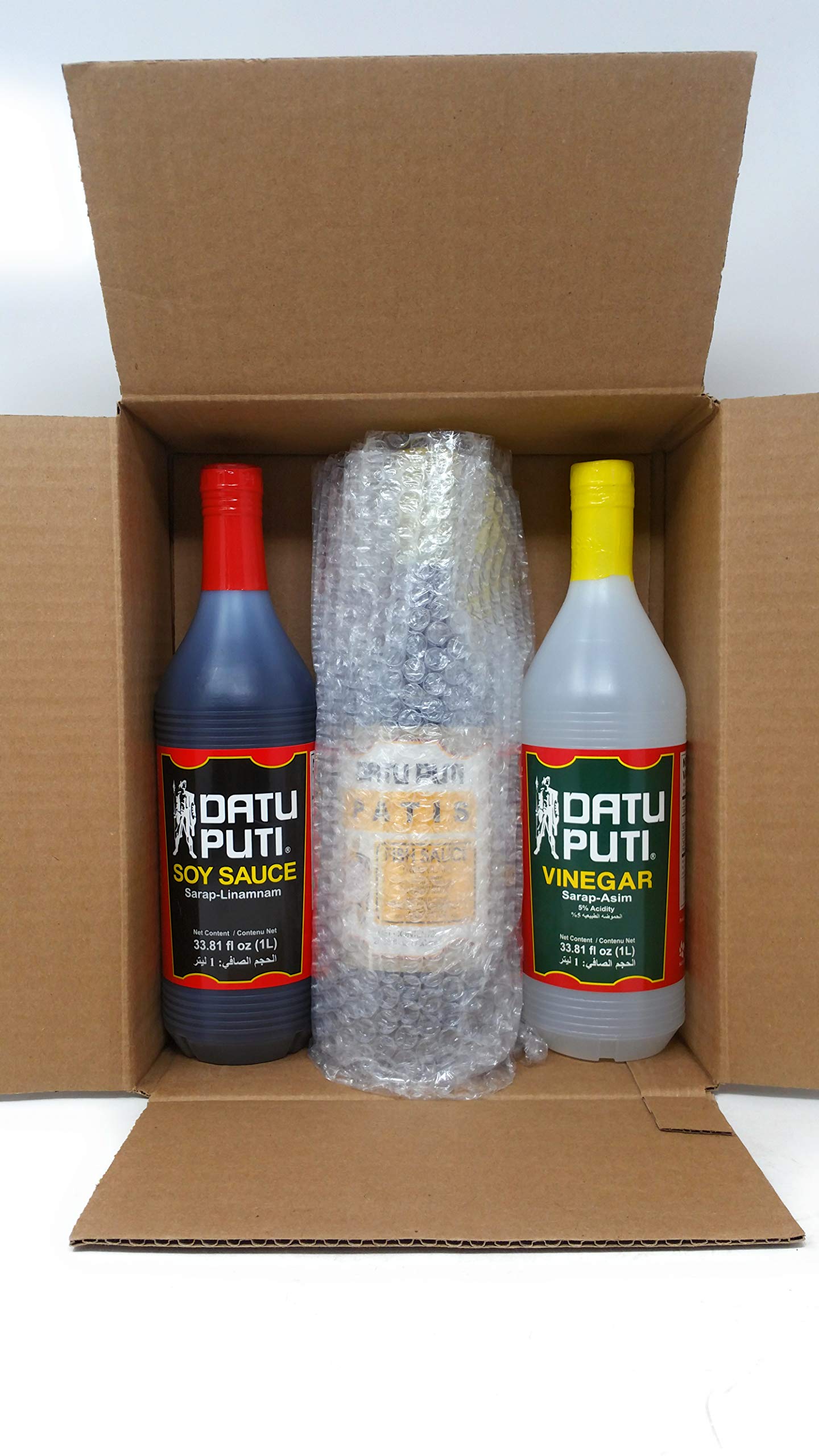 Datu Puti Vinegar, Soy Sauce, & Fish Sauce (Patis) Value Pack