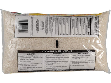 Iberia Medium Grain White Rice, 5 Pound Bag, Model 212160, White Color