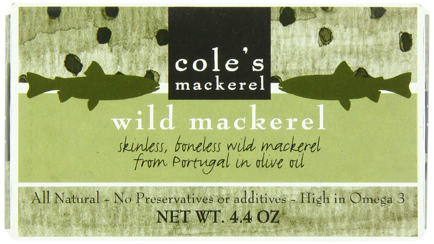 Coles Mackerel Olive Oil 4.4 Oz