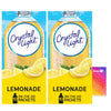 CURECOR Crystal-Light On The Go Drink Mix, Sugar-Free, 10 Pouches, 1.6 oz (Pack of 2), Lemonade Flavor