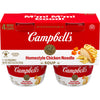Campbell'S Homestyle Chicken Noodle Soup, Perfect Lunch Snack, 7 Ounce Microwavable Cup (4 Pack)