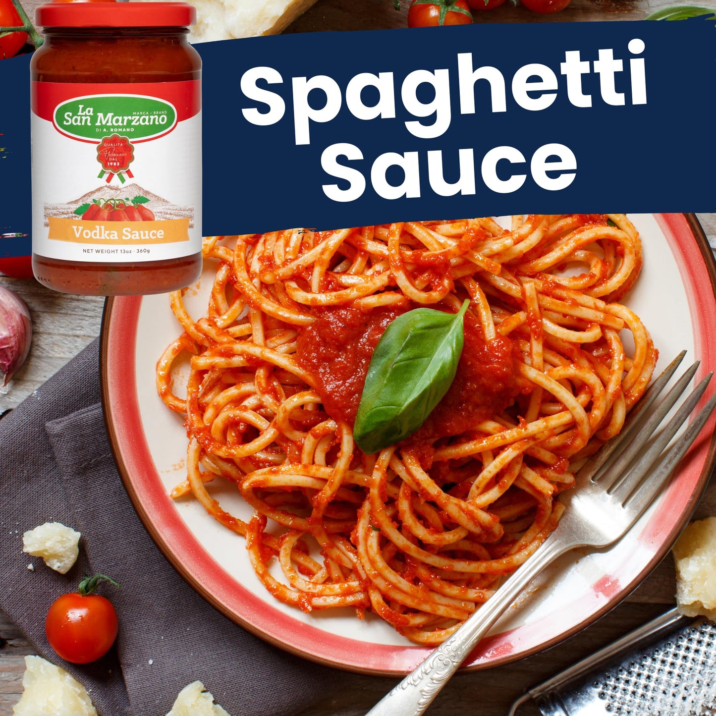 La San Marzano spirit-inspired flavor Sauce, All Natural, Non-GMO, Gluten Free, 13 oz (Pack of 4)