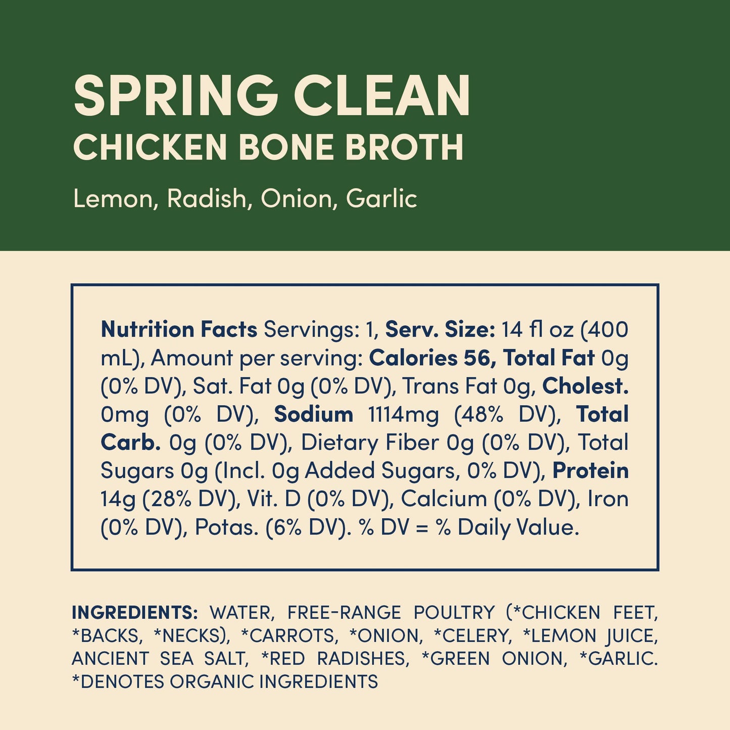 Fond Regenerative Pasture-Raised Chicken Bone Broth Infused With Organic Lemon & Garlic – Slow-Simmered Chicken Broth For Rich And Nourishing Flavor, Nutrient-Dense, Artisan Quality – 14 Oz (12-Pack)