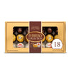 Ferrero Rocher Gourmet Assorted Chocolates, 18 Count, Milk Chocolate, Dark Chocolate, Coconut, 6.8 oz