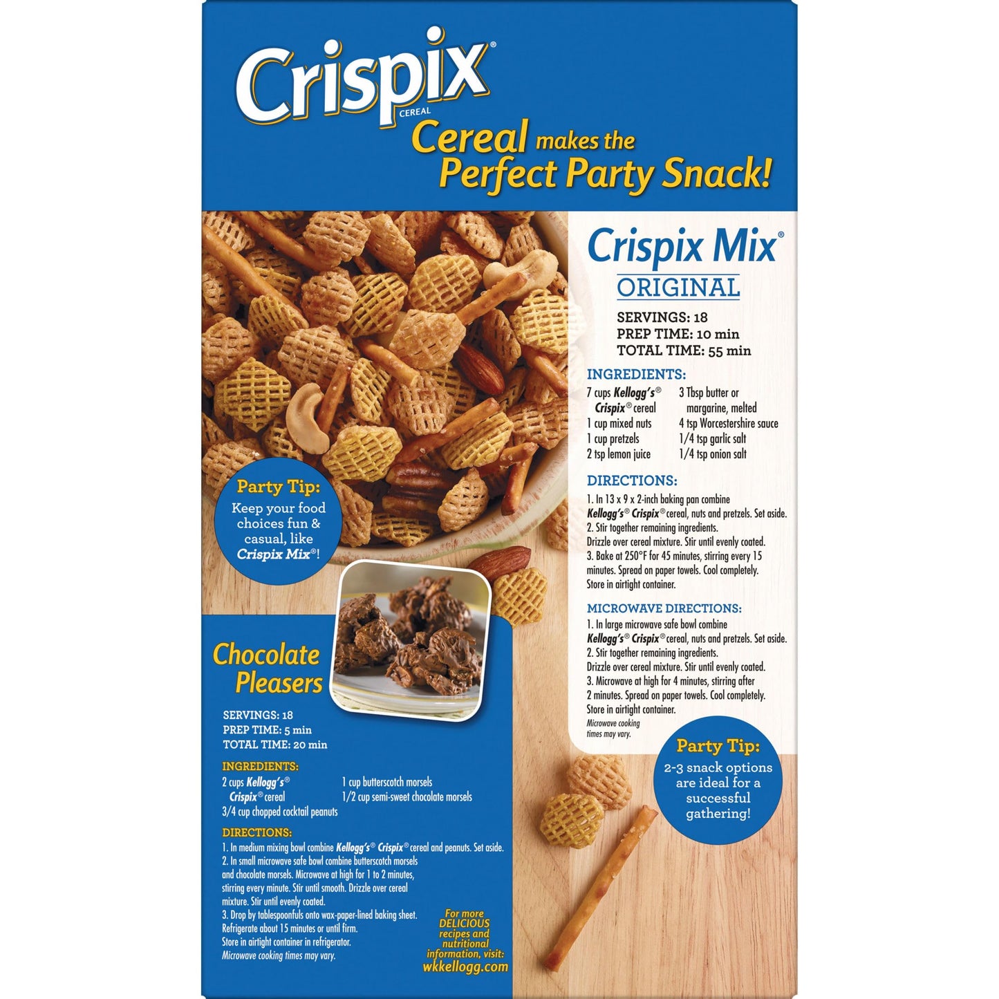 Kelloggs Crispix, Breakfast Cereal, Original, Family Size, 18oz Box