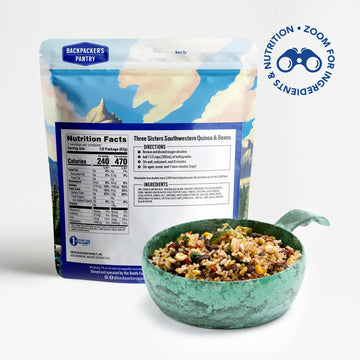 Backpackers Pantry Three Sisters Stew, 2 Servings Per Pouch (6 Count), Freeze Dried Food, 14 Grams Of Protein, Gluten Free, Vegan